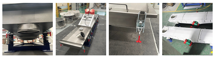 Horizontal vibrating feeder